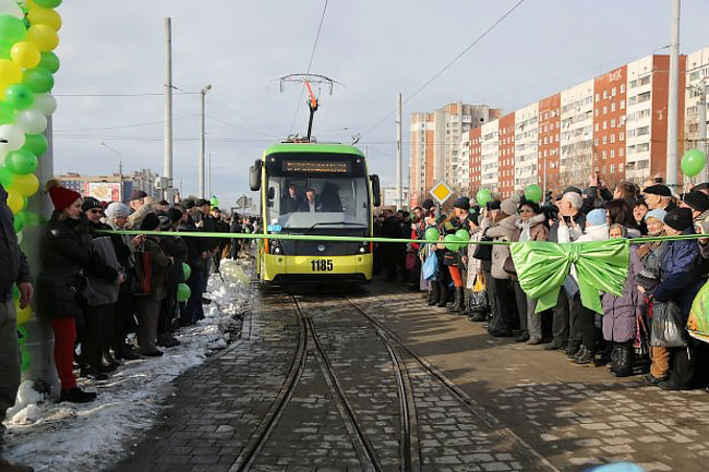 A new tram route to Sykhiv was opened in Lviv