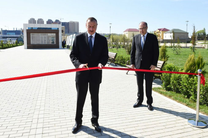 Церемонія відкриття Фіолетової лінії Бакинського метрополітену за участю президента Республіки Азербайджан Ільхама Алієва