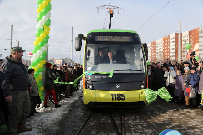 У Львові відкрився новий маршрут трамвая на Сихів